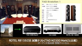 ROTEL(ローテル） RB1592 SE パワーアンプ 音質試聴テスト このページ