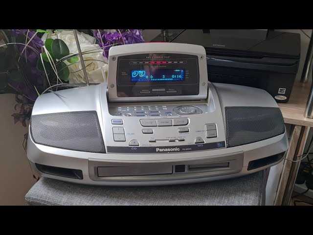 Panasonic RX-MDX3 ( Minidisc ) - YouTube