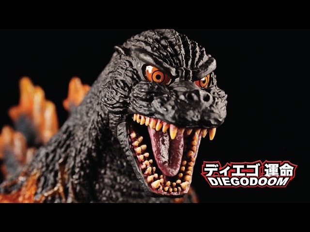 X-Plus Toho 30cm Series Godzilla (1995) (ゴジラ 1995) Burning