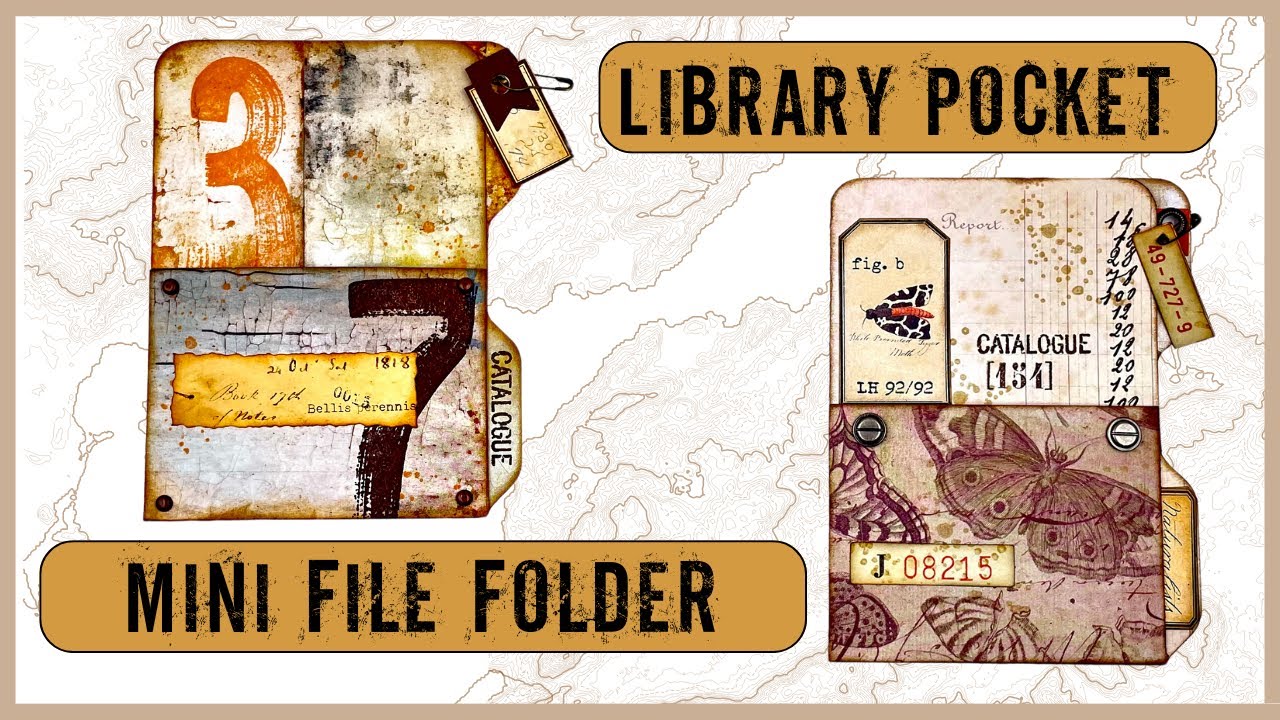 Crafting Magic: One Paper, Two Projects - Library Card Pocket