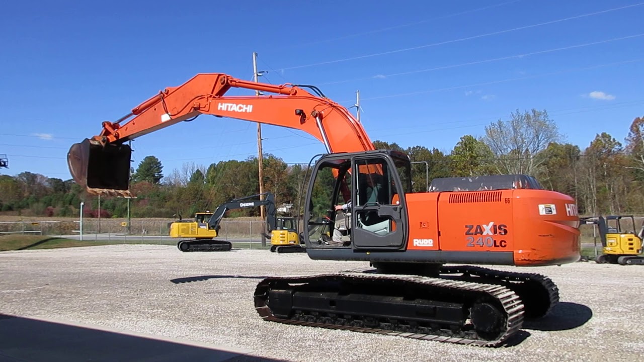 2007 HITACHI ZX240 LC-3 Low Hours Clean machine! C&C Equipment New