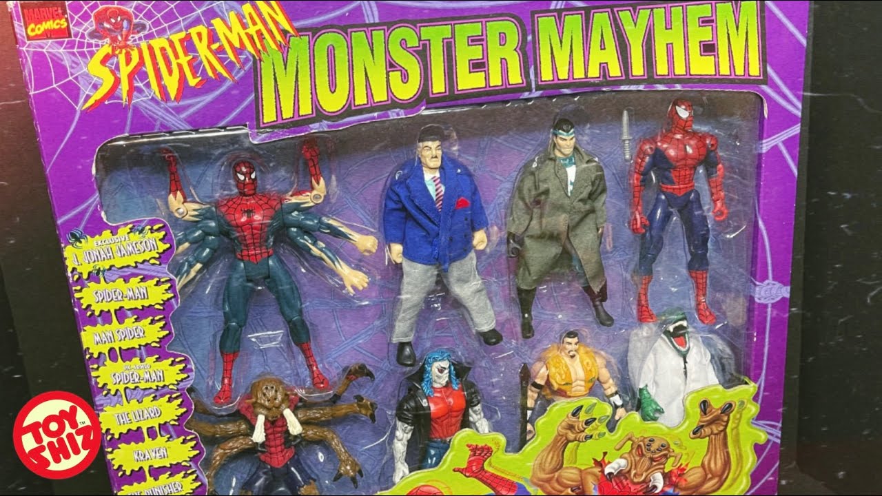 🦃 1998 Spider-Man TAS “MONSTER MAYHEM” Box Set | BJ's Store Excl
