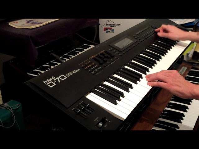 ROLAND D-70 Digital Synthesizer (1990) - YouTube
