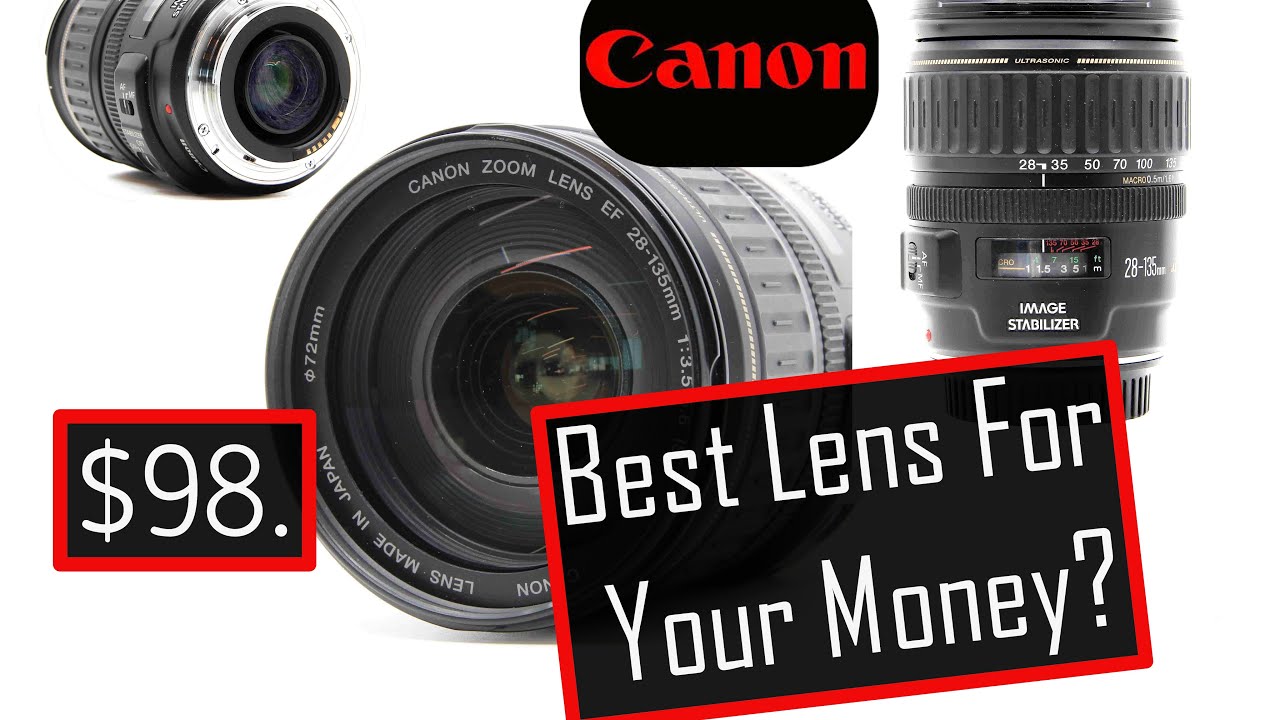 $98 Canon EF 28-135mm f3.5-5.6 IS USM Lens Classic 5D and XT