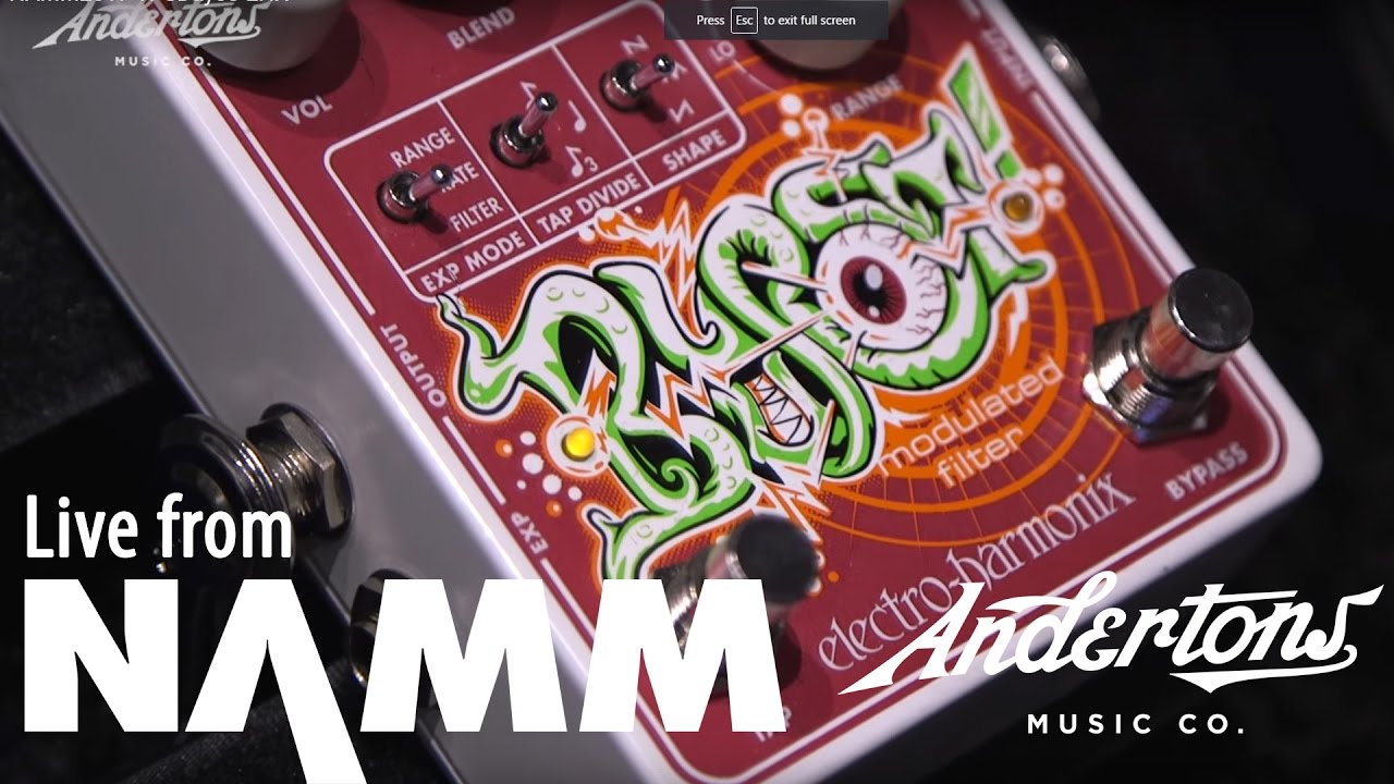 First Look at the Electro Harmonix Blurst and More! - YouTube
