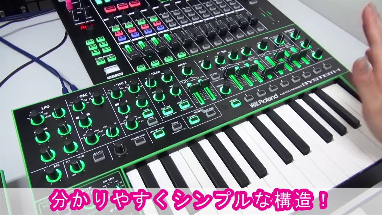 Roland AIRAシリーズ】～プラグアウトシンセサイザーSYSTEM-1編《前編