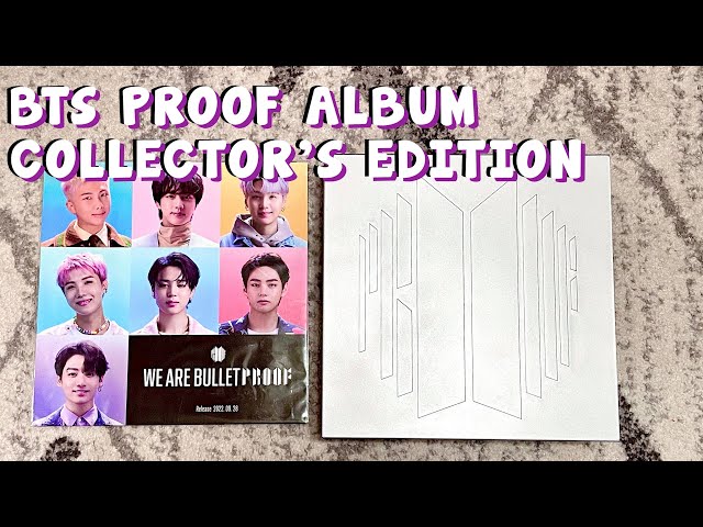 unboxing] BTS Proof Collector's Edition (the most EXPENSIVE album
