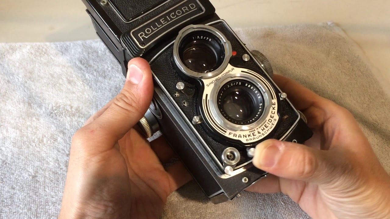 Rolleicord Vb（ローライコードVb） 撮影の流れ - YouTube