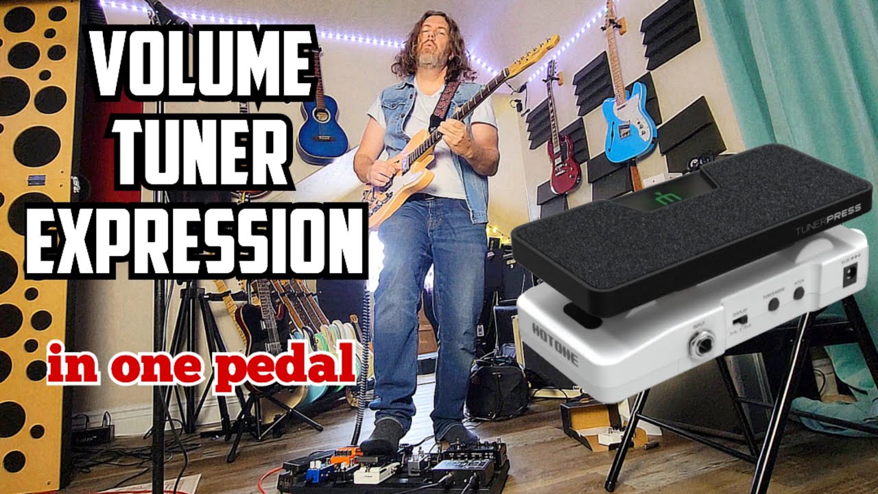 Hotone Tuner Press - Volume - Tuner - Expression in ONE pedal