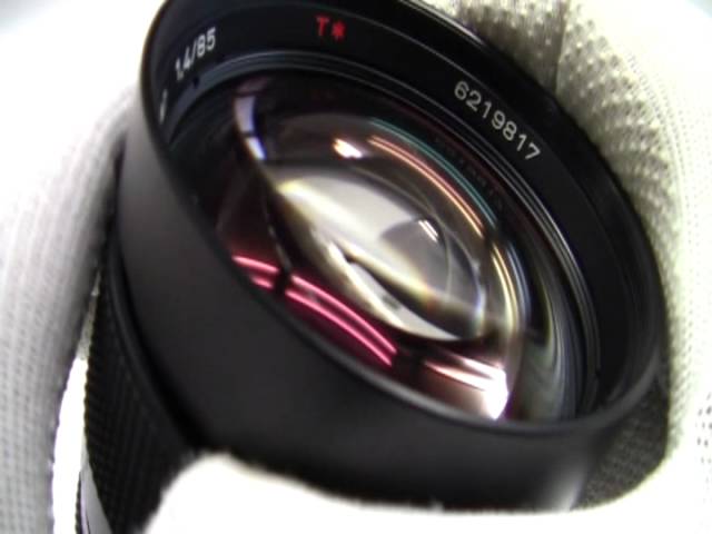 Carl Zeiss Planar T* 85mm F1.4 AEG - YouTube