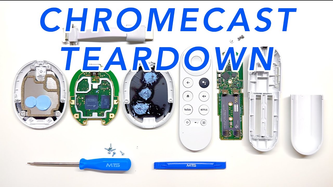 Chromecast with Google TV Teardown / Disassembly (w/ Remote) - YouTube