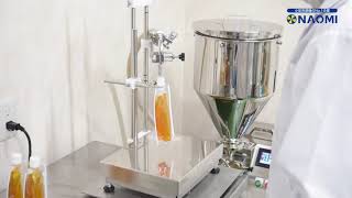 パズル充填機（RD703+RU01）粘体仕様-充填機専門メーカー株式会社ナオミ