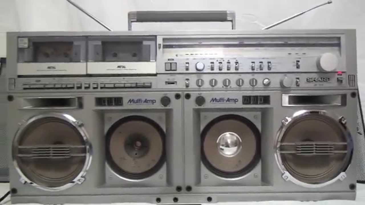 SHARP GF-919 The SEARCHER-W (1981) Vintage Boombox Ghettoblaster