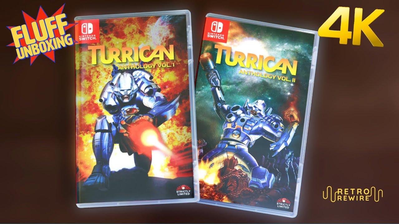 Turrican Anthology 1 and 2 unboxing for the Nintendo Switch! - YouTube