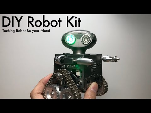 ロボット【EngineDIY】メタルキット製作「Full Metal DIY Robot Kit