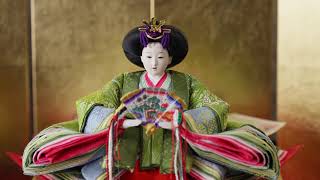 D-33 2886 5HR-K60-Z 人形の久月 雛人形 二世光匠作 親王飾り 赫き毛氈