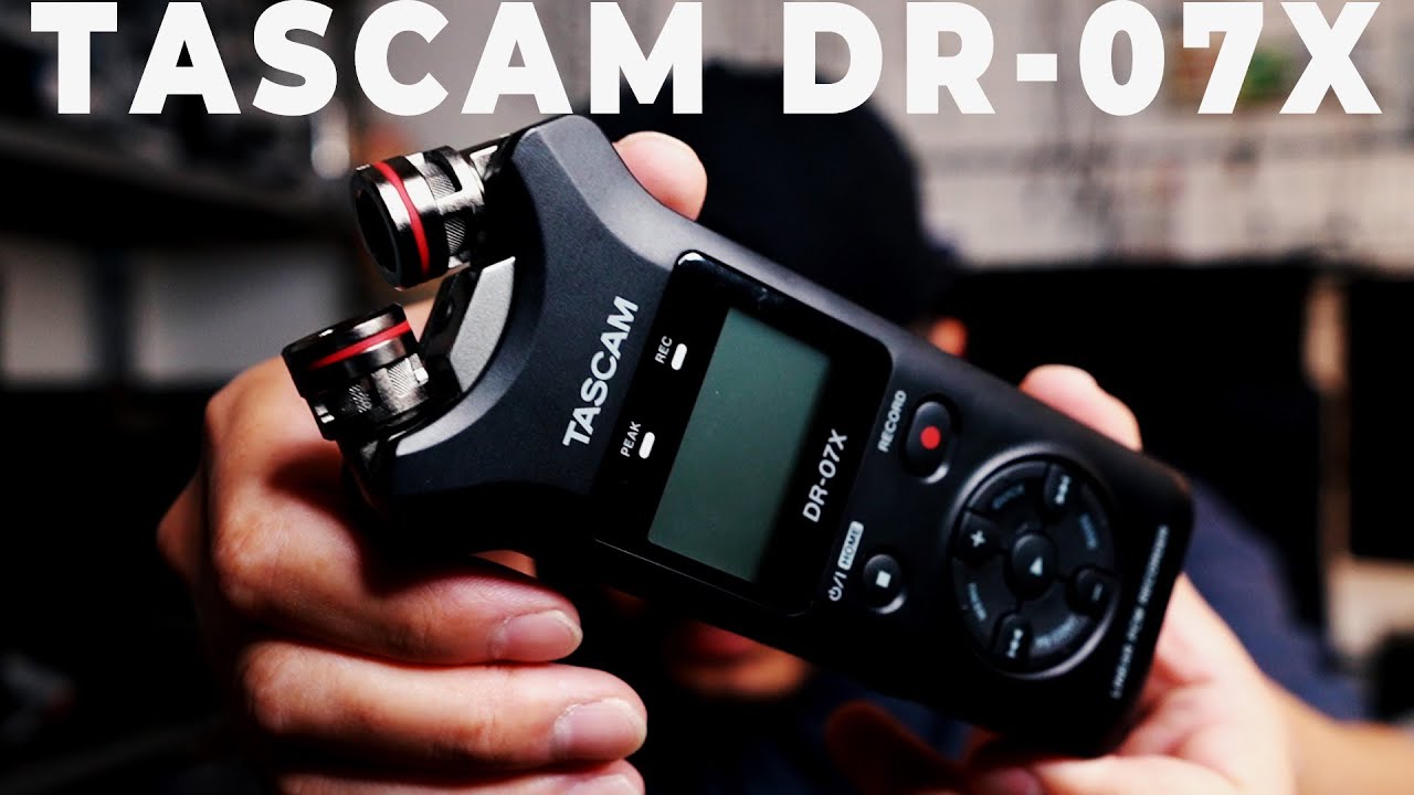TASCAM DR-07X：ハンディレコーダーで音質向上入門機としてどうだろう