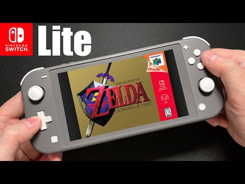 Nintendo 64 ZELDA OCARINA OF TIME on Nintendo Switch LITE Gameplay