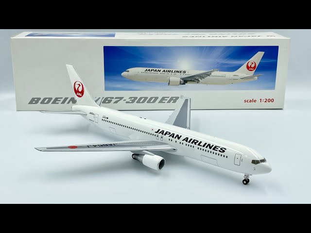 JAL Boeing 767-300ER JA654J JALUX BJQ1100 1/200 飛行機模型 HOGAN