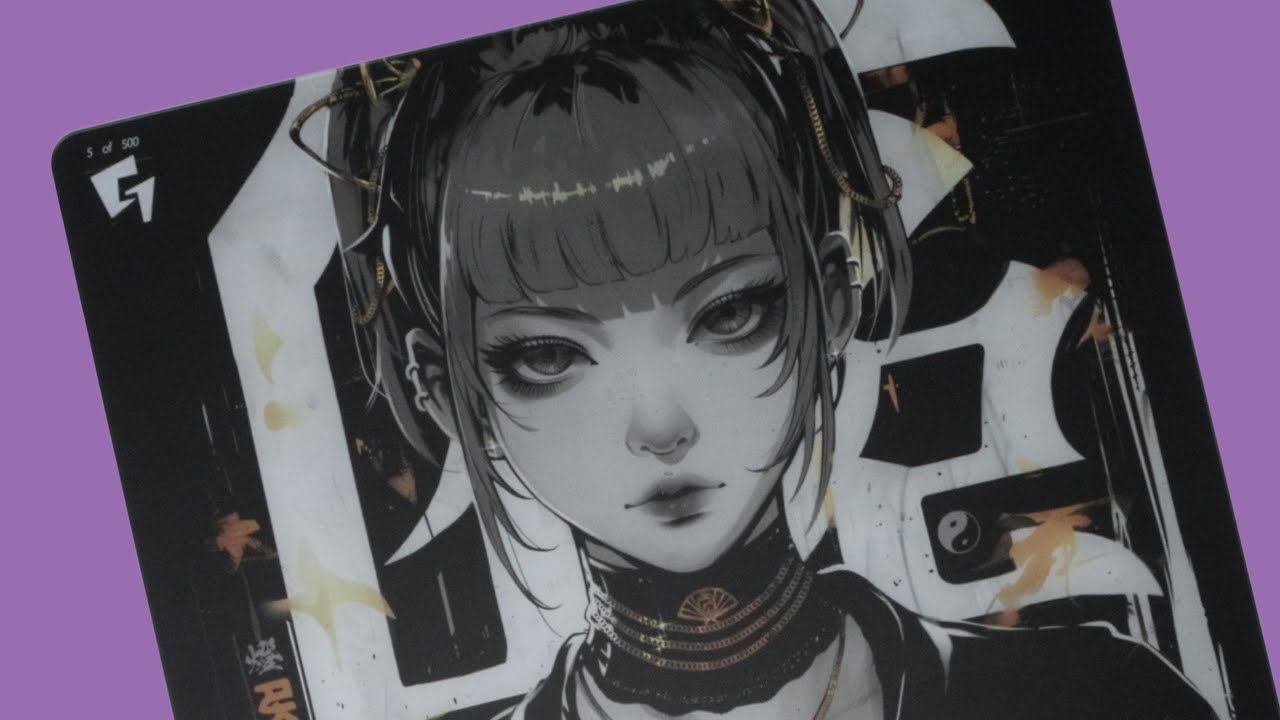 最も表面が滑らかなガラスマウスパッド GLSSWRKS Akari - YouTube