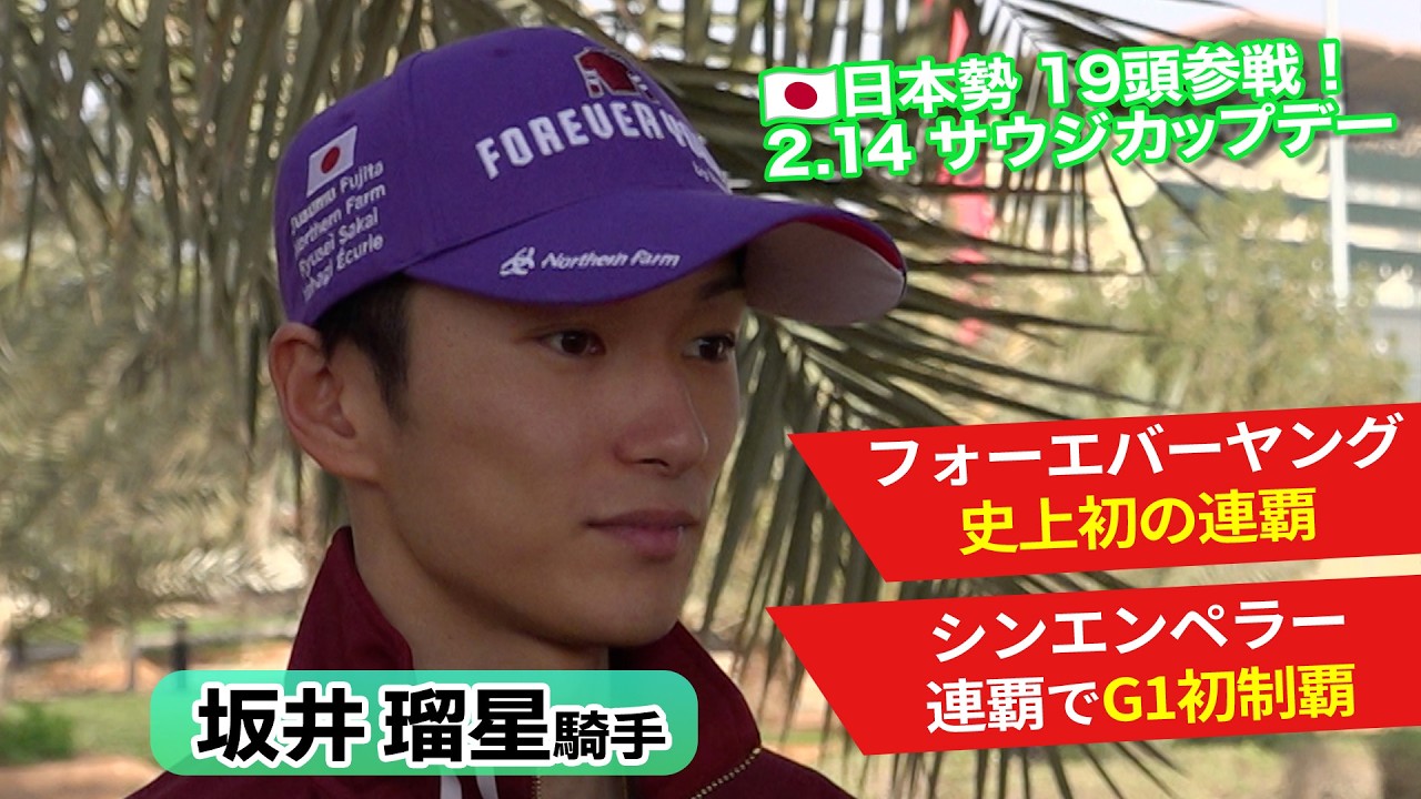 2026サウジカップデー】坂井瑠星騎手 2頭で連覇へ！フォーエバーヤング