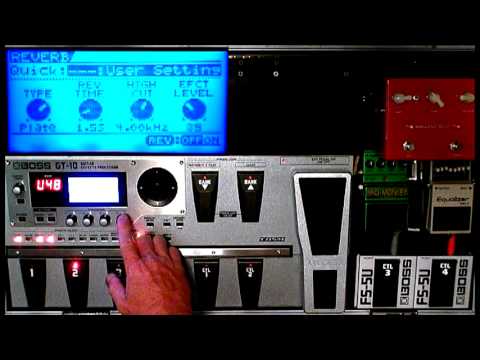 SUGIZO 試奏 GT-10 Multi-Effects Pedal Test 3-2 - YouTube