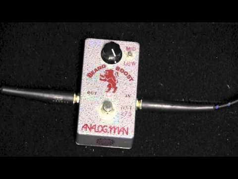 Analogman Beano Boost NKT275 Guitar Pedal Demo - YouTube