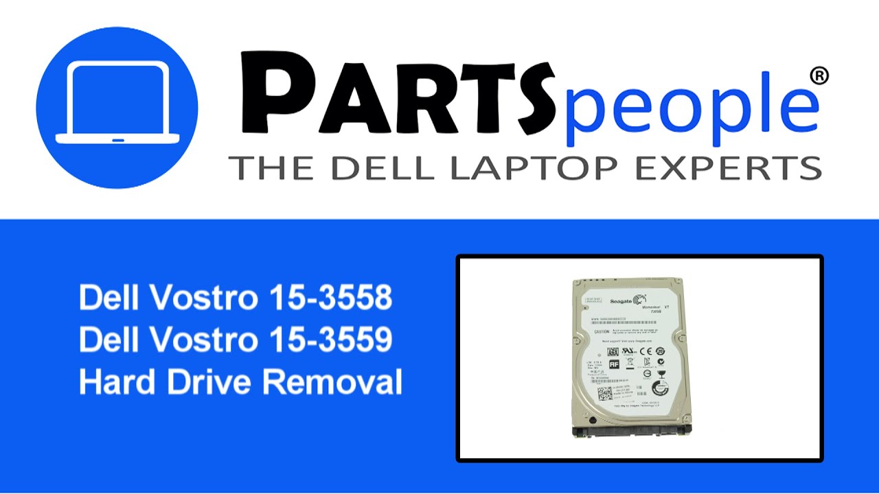 Dell Vostro 15-3558/3559 Hard Drive How-To Video Tutorial - YouTube