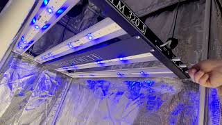 Slim 320S NextGen V2 - 3 way Dimmable LED Grow Light - 320w (3500k