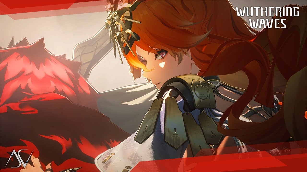 Augusta and Rover Ride Griffrex Cutscene | Wuthering Waves - YouTube