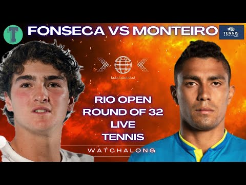 Joao Fonseca vs Thiago Monteiro | Round of 32 Rio Open 2026 | LIVE