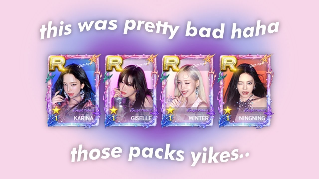 aespa SMTOWN superstar ロンドン 限定 4枚セット aespa SMTOWN