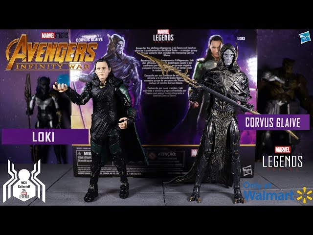 Marvel Legends LOKI and CORVUS GLAIVE 2 Pack Walmart Exclusive