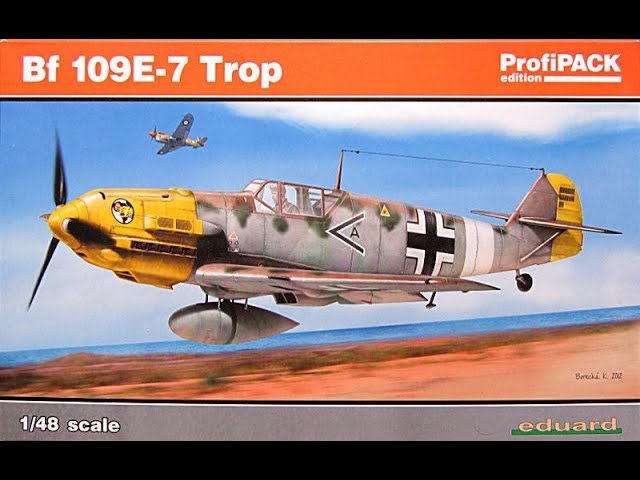 Eduard 1/48 Messerschmitt Bf 109E-7 Tropical - YouTube
