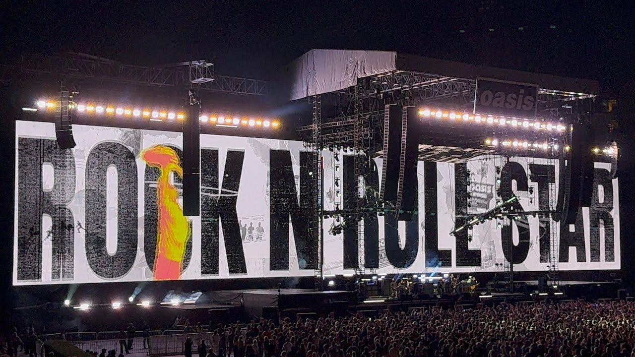 Oasis, Rock 'n' Roll Star at Rose Bowl in Los Angeles on 9/7/2025