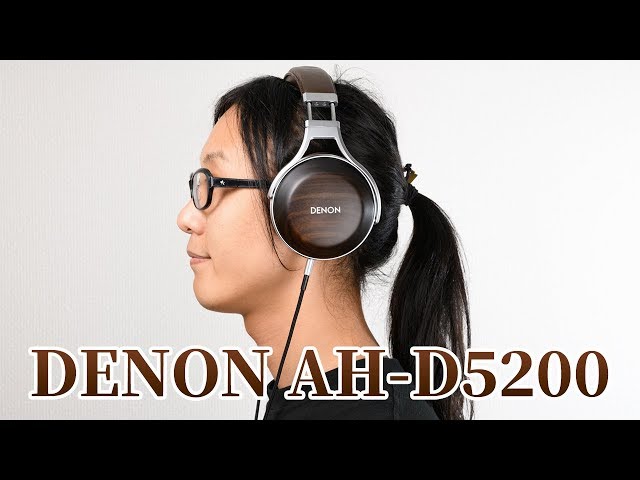 DENON AH-D5200 High-performance headphones that strongly inherit
