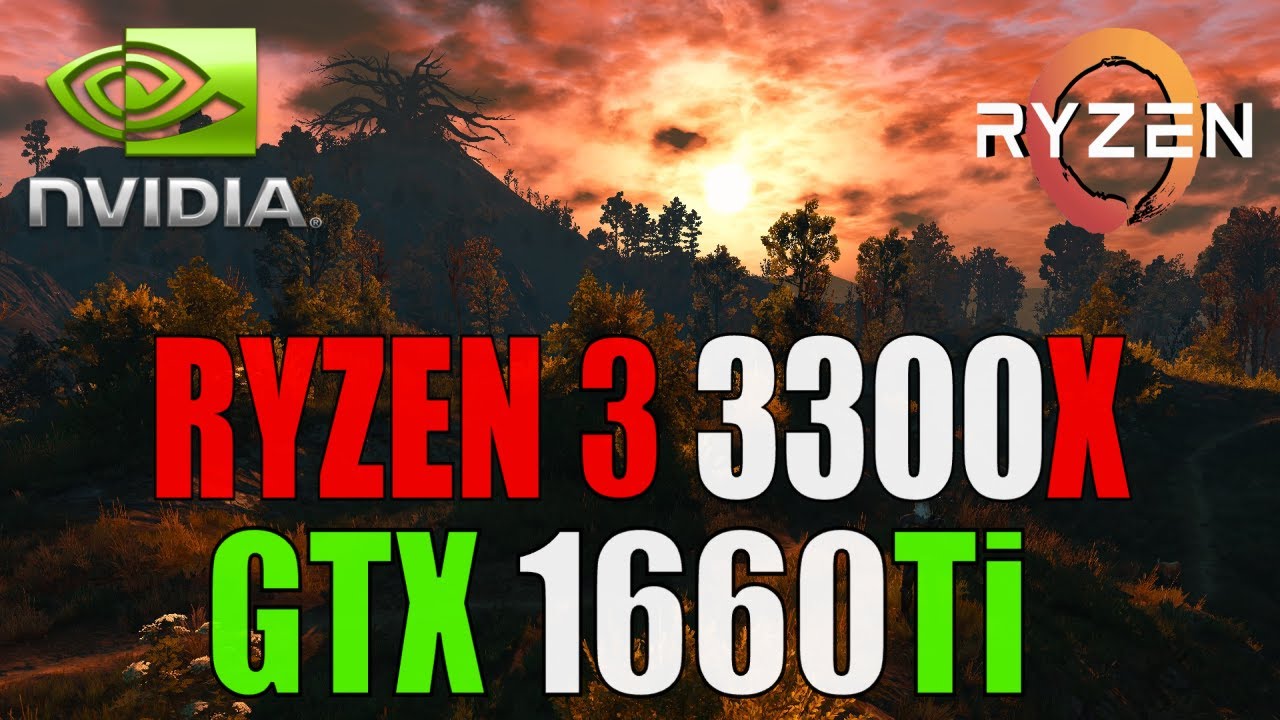 RYZEN 3 3300X + Nvidia GeForce GTX 1660Ti | 8 PC GAMES TEST at