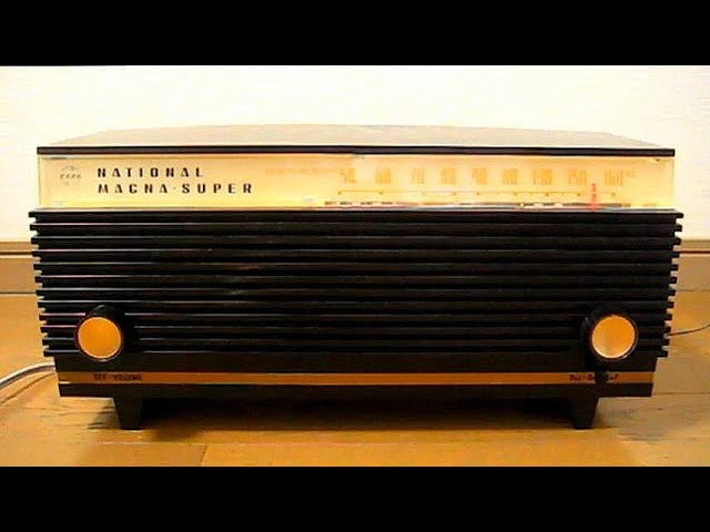 松下電器産業 ナショナル 真空管ラジオ 5R 433 「Peggy March Wakaitte