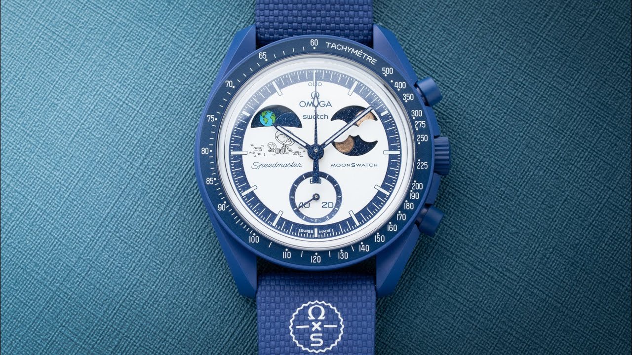 Snoopy is back! In the new Omega × Swatch MoonSwatch Mission to