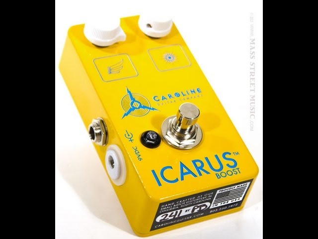 Caroline Guitar Icarus Boost pedal, demo by Pete Thorn/Vintage