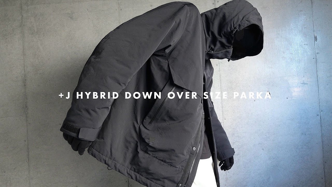 J］あのハイブリッドダウンオーバーサイズパーカが再販するらしい