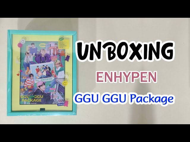ENHYPEN 2021 GGU GGU PACKAGE - DECO PACKAGE Unboxing - YouTube