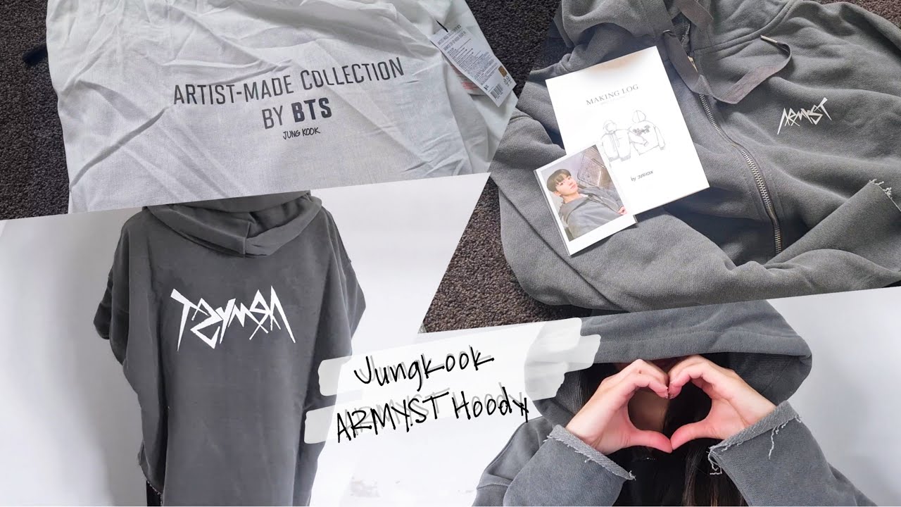 Jungkook ARMYST Zip-up Hoody (Artist Made Collection by BTS