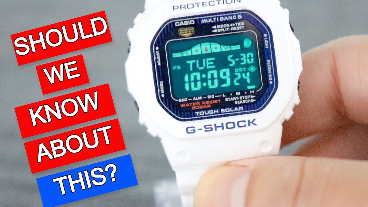 G-Shock GWX-5600C Secret Features and Functions - YouTube