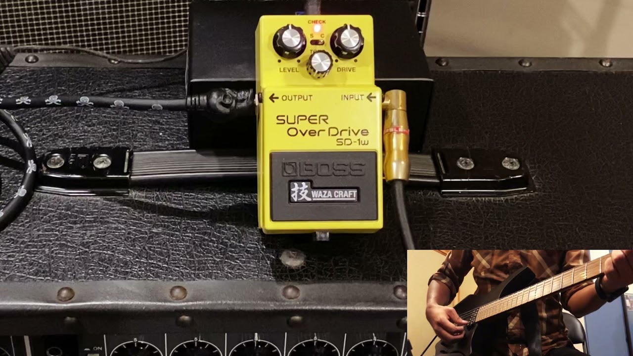 ジャズコで試奏] Boss SD-1w + Roland JC-120 with strandberg borden