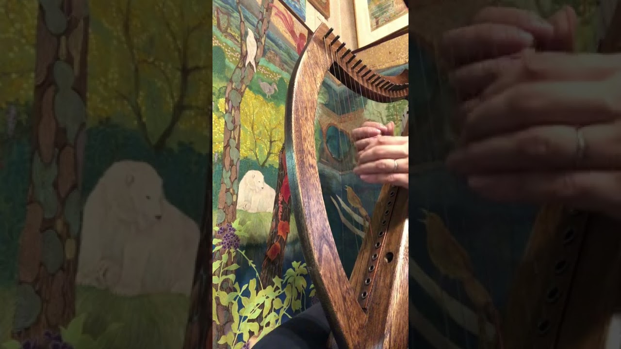 桐製金属弦ハープ（20弦、op.178）作：寺本圭佑 - YouTube