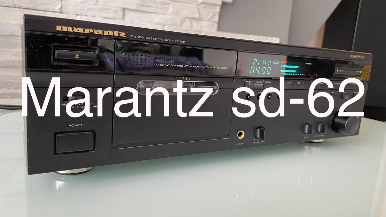 Marantz SD-62 cassette deck demo inside - YouTube
