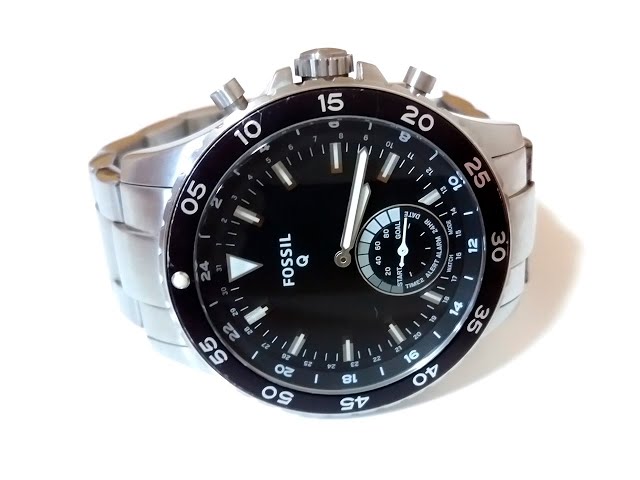 FOSSIL Q Crewmaster FTW1126 Hybrid Watch - YouTube