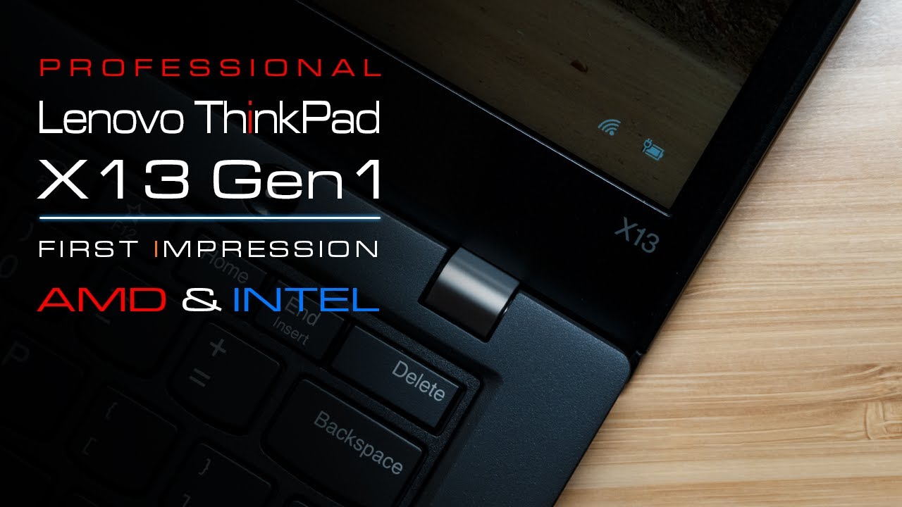 Lenovo ThinkPad X13 Gen 1 - Unboxing and First Impression - YouTube