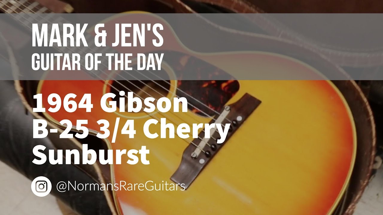 GIBSON B 25 3 4 1962 ￥226,800 - YouTube